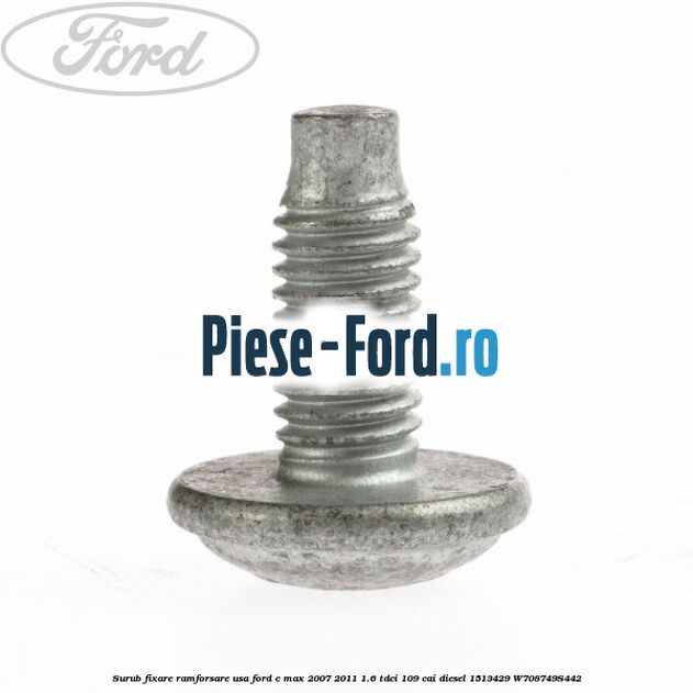 Surub fixare pedala frana Ford C-Max 2007-2011 1.6 TDCi 109 cai diesel