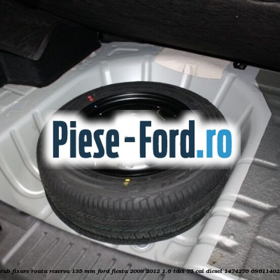 Surub fixare roata rezerva 135 mm Ford Fiesta 2008-2012 1.6 TDCi 75 cai diesel #CCD041A1BB
