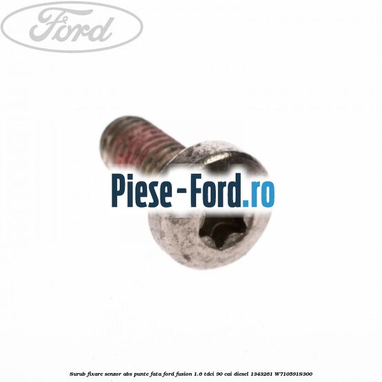 Surub 30 mm prindere suport unitate ABS Ford Fusion 1.6 TDCi 90 cai diesel