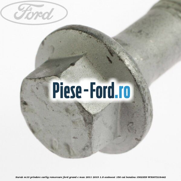 Suport oscilabil carlig remorcare Ford Grand C-Max 2011-2015 1.6 EcoBoost 150 cai benzina