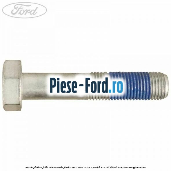 Protectie fulie arbore cotit Ford C-Max 2011-2015 2.0 TDCi 115 cai diesel