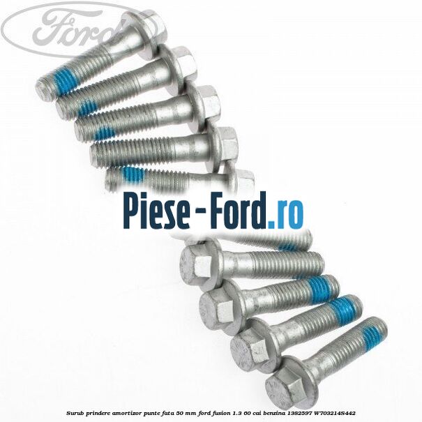 Surub prindere amortizor punte fata 50 mm Ford Fusion 1.3 60 cai benzina #046F697FD2