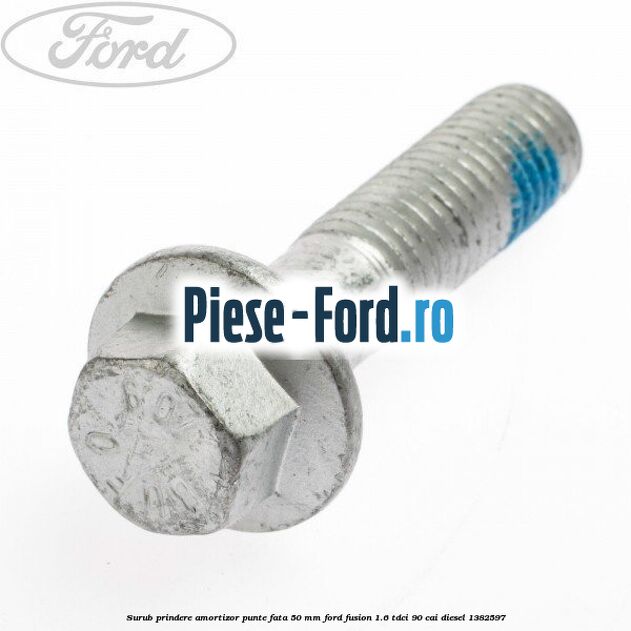Surub prindere amortizor punte fata 50 mm Ford Fusion 1.6 TDCi 90 cai
