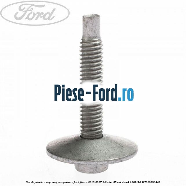 Suport metalic motor stergator luneta Ford Fiesta 2013-2017 1.6 TDCi 95 cai diesel