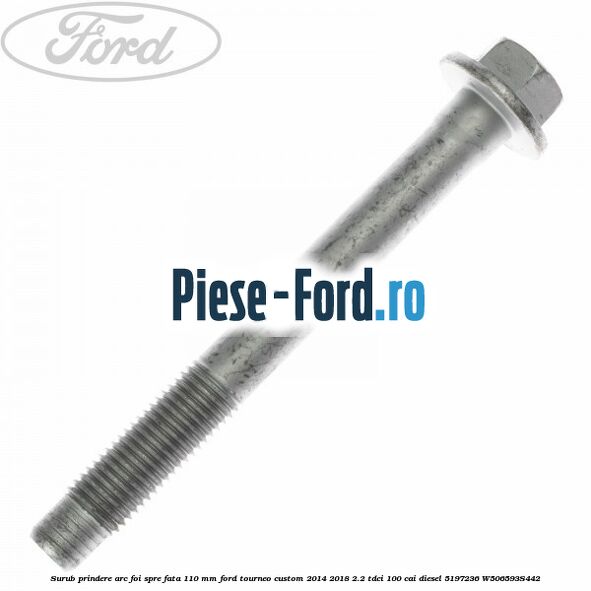 Surub brida bucsa bara stabilizatoare punte fata Ford Tourneo Custom 2014-2018 2.2 TDCi 100 cai diesel