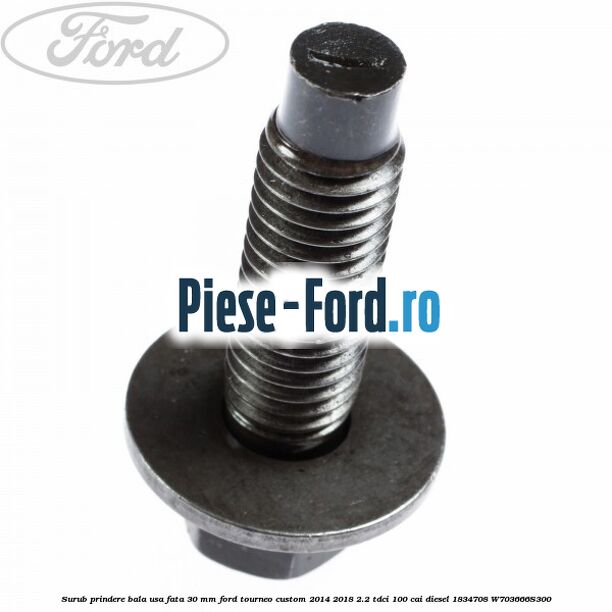 Surub prindere bala usa fata 30 mm Ford Tourneo Custom 2014-2018 2.2 TDCi 100 cai diesel