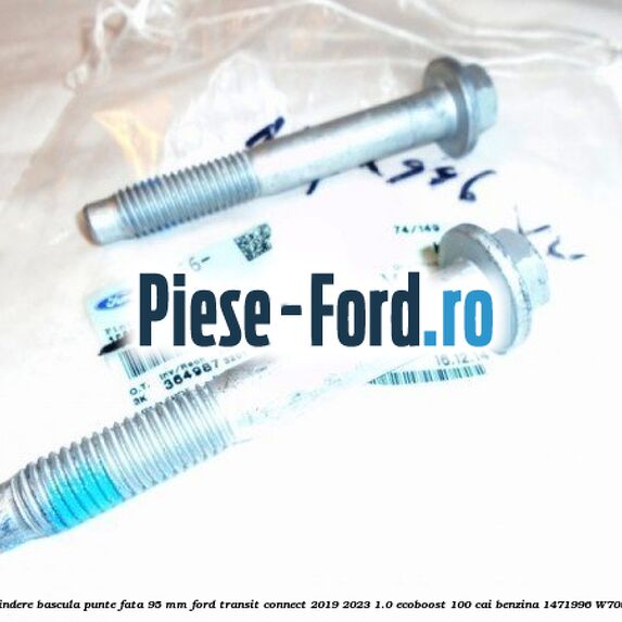 Surub prindere bascula punte fata 95 MM Ford Transit Connect 2019-2023 1.0 EcoBoost 100 cai #D97D0CCD05 Surub prindere bascula punte fata 95 MM Ford Transit Connect 2019-2023 1.0 EcoBoost 100 cai benzina #D97D0CCD05