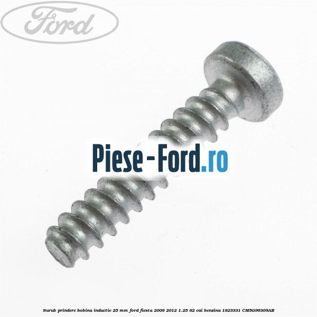Surub prindere bobina inductie 25 mm Ford Fiesta 2008-2012 1.25 82 cai benzina