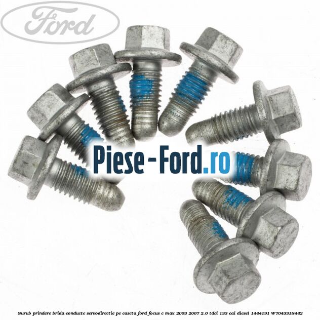 Surub prindere brida conducte servodirectie pe caseta Ford Focus C-Max 2003-2007 2.0 TDCi 133 cai diesel #DB7DBBBFDC
