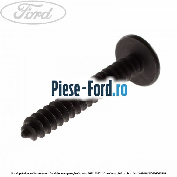 Surub prindere bara spate 22 mm Ford C-Max 2011-2015 1.0 EcoBoost 100 cai benzina