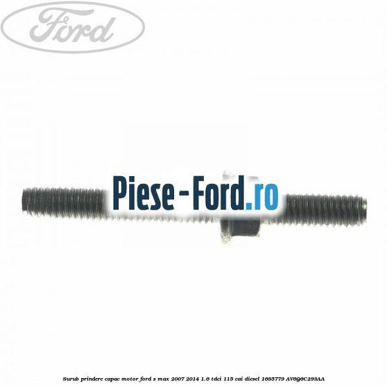 Surub prindere bloc motor inferior si chiulasa Ford S-Max 2007-2014 1.6 TDCi 115 cai diesel