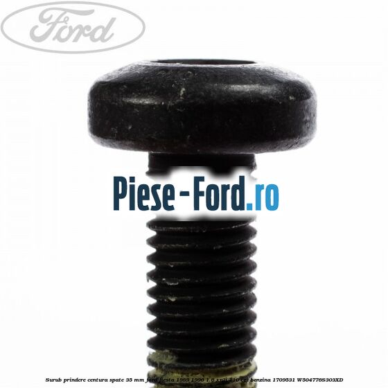 Surub prindere centura spate 35 mm Ford Fiesta 1989-1996 1.6 XR2i 110 cai benzina #8891137E0F