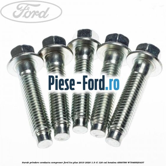 Surub prindere conducta compresor Ford Ka plus 2019-2020 1.5 Ti 120 cai benzina #8ED2A82B7B