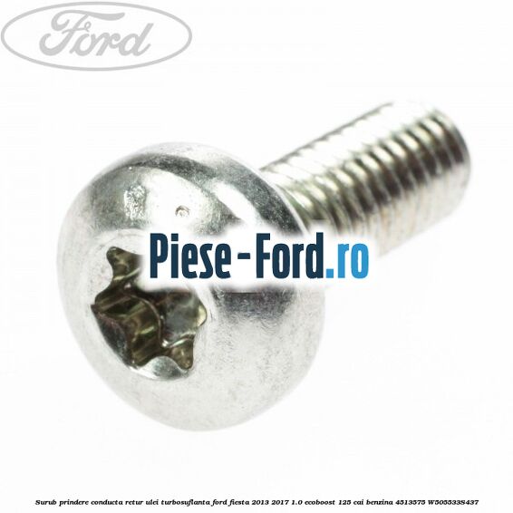 Surub prindere conducta retur ulei turbosuflanta Ford Fiesta 2013-2017 1.0 EcoBoost 125 cai benzina