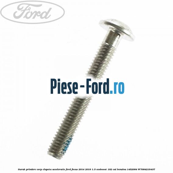 Rezonator galerie admisie Ford Focus 2014-2018 1.5 EcoBoost 182 cai benzina