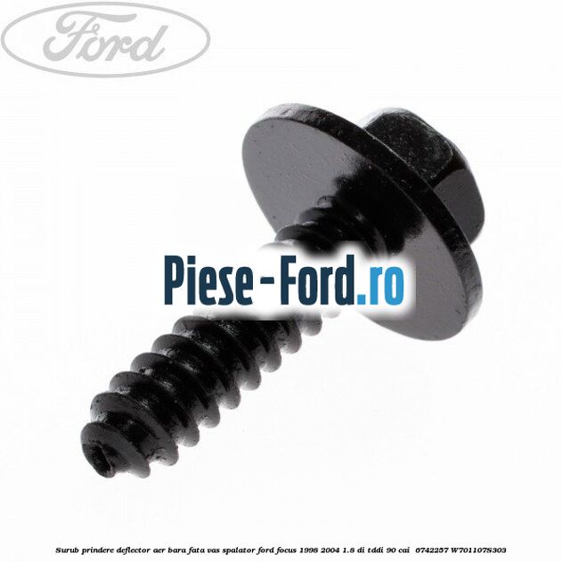 Surub prindere deflector aer, bara fata, vas spalator Ford Focus 1998-2004 1.8 DI/TDDi 90 cai #1197BC246D Surub prindere deflector aer, bara fata, vas spalator Ford Focus 1998-2004 1.8 DI/TDDi 90 cai #1197BC246D