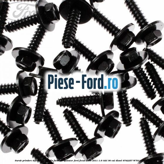 Surub prindere deflector aer, bara fata, vas spalator Ford Focus 2008-2011 1.6 TDCi 90 cai diesel #269AF4B26A