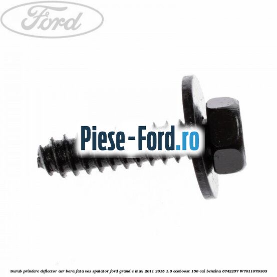 Surub prindere consola centrala, podea Ford Grand C-Max 2011-2015 1.6 EcoBoost 150 cai benzina