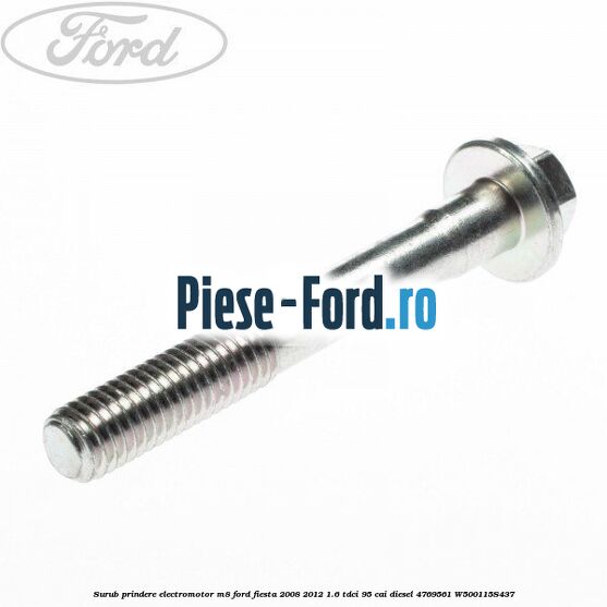 Surub prindere electromotor M10 Ford Fiesta 2008-2012 1.6 TDCi 95 cai diesel