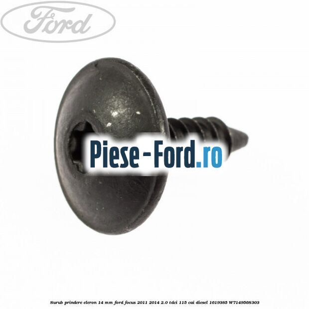 Suport numar Ford Performance negru Ford Focus 2011-2014 2.0 TDCi 115 cai diesel