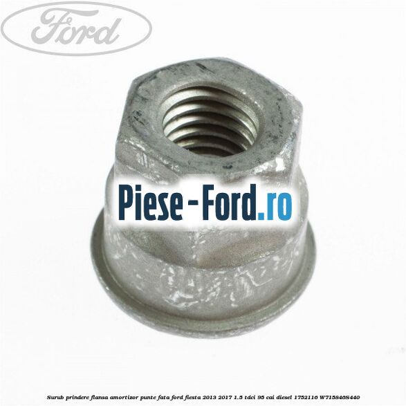 Surub prindere caseta directie 60 mm Ford Fiesta 2013-2017 1.5 TDCi 95 cai diesel