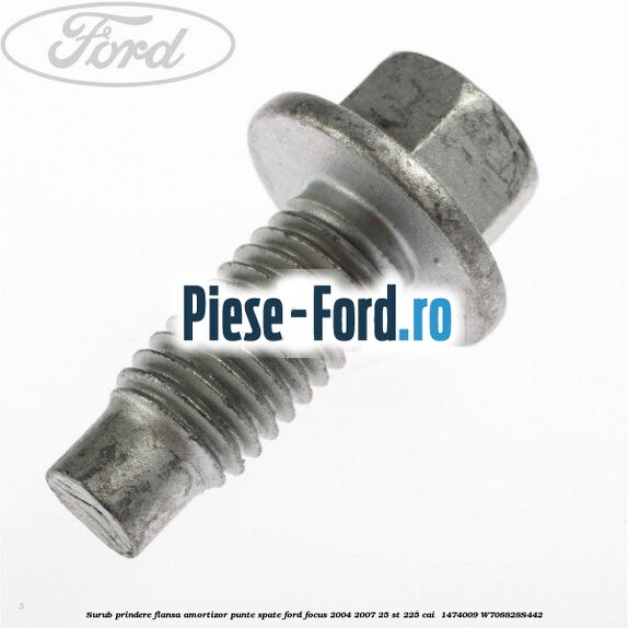 Surub prindere flansa amortizor punte spate Ford Focus 2004-2007 2.5 ST 225 cai #AC0282ED8E