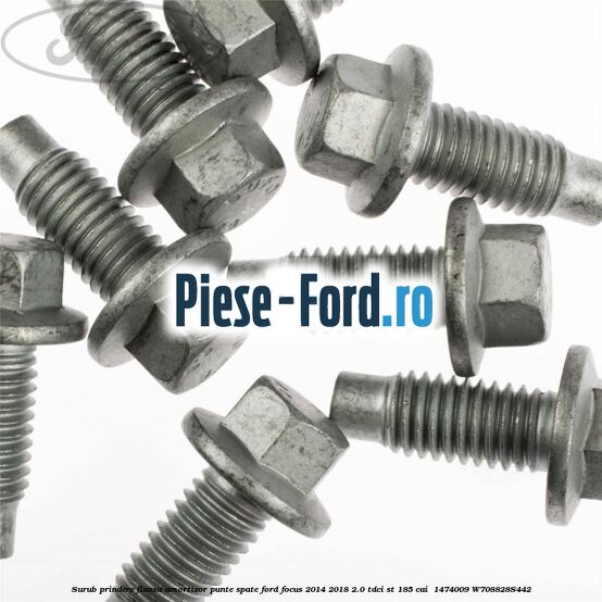 Surub prindere flansa amortizor punte spate Ford Focus 2014-2018 2.0 TDCi ST 185 cai  #BAD0DD78A2