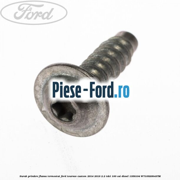 Surub prindere flansa termostat Ford Tourneo Custom 2014-2018 2.2 TDCi 100 cai diesel