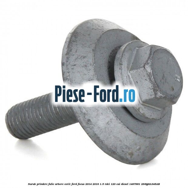Protectie fulie arbore cotit Ford Focus 2014-2018 1.5 TDCi 120 cai diesel