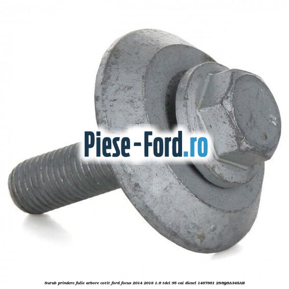 Protectie fulie arbore cotit Ford Focus 2014-2018 1.6 TDCi 95 cai diesel