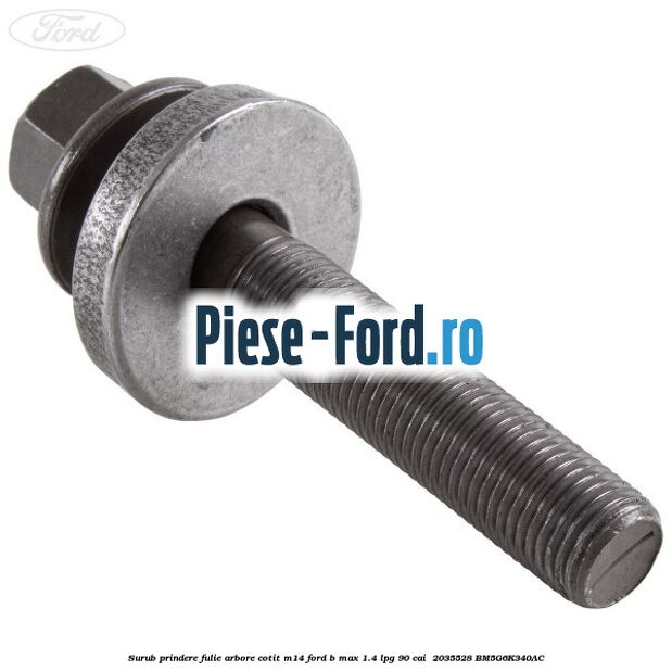 Surub prindere fulie arbore cotit M14 Ford B-Max 1.4 LPG 90 cai  #81E9731AE8