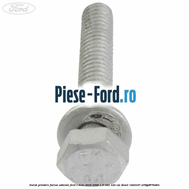 Surub prindere furtun admisie Ford C-Max 2016-2020 1.5 TDCi 120 cai diesel #CB887EE052