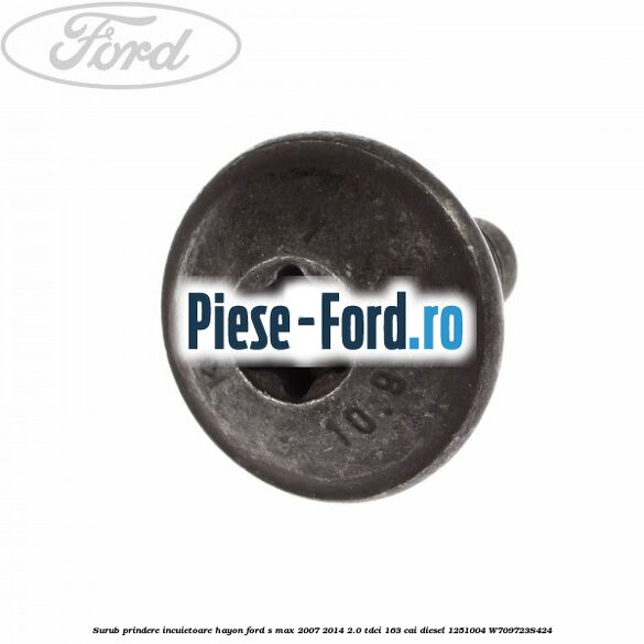 Suport plastic interior maner usa spate stanga cu fir Ford S-Max 2007-2014 2.0 TDCi 163 cai diesel