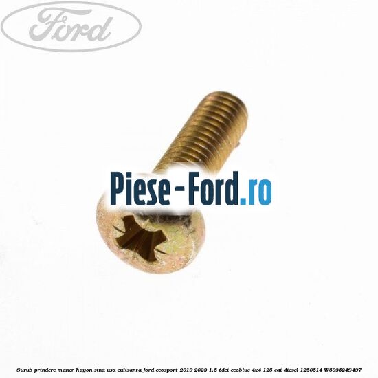 Surub prindere maner hayon, sina usa culisanta Ford EcoSport 2019-2023 1.5 TDCi EcoBlue 4x4 125 cai #526EF6CA10
