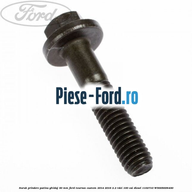 Surub prindere patina ghidaj 30 mm Ford Tourneo Custom 2014-2018 2.2 TDCi 100 cai diesel