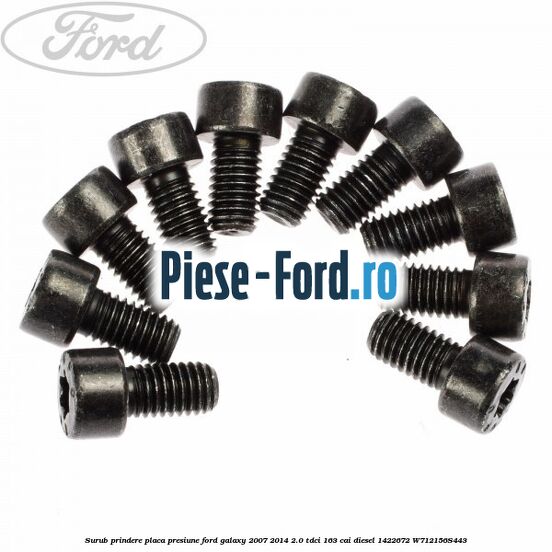 Surub prindere placa presiune Ford Galaxy 2007-2014 2.0 TDCi 163 cai diesel #16948A1887
