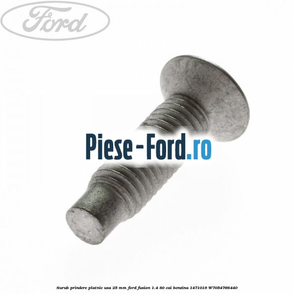 Surub prindere platnic usa 25 mm Ford Fusion 1.4 80 cai benzina