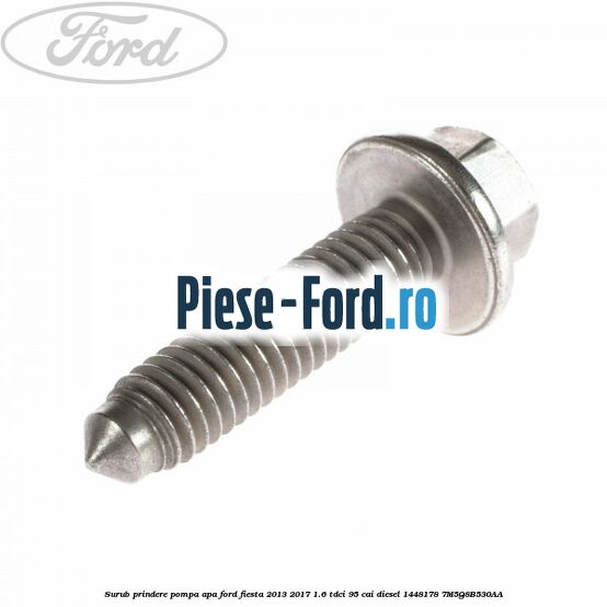 Surub prindere pompa apa Ford Fiesta 2013-2017 1.6 TDCi 95 cai diesel