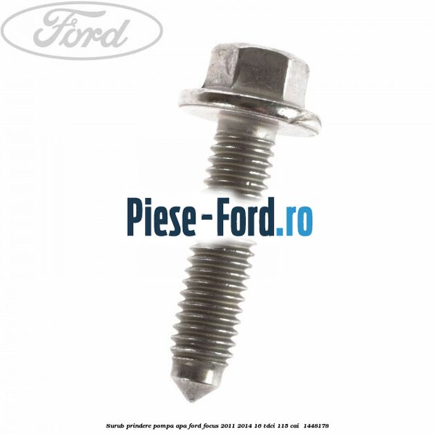 Surub prindere pompa apa Ford Focus 2011-2014 1.6 TDCi 115 cai #46F41C17D0