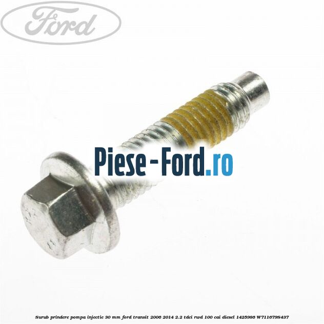 Surub prindere pompa injectie 30 mm Ford Transit 2006-2014 2.2 TDCi RWD 100 cai diesel