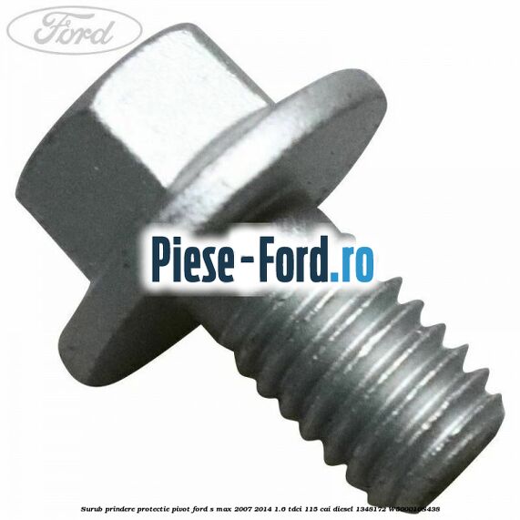 Surub prindere flansa amortizor spate Ford S-Max 2007-2014 1.6 TDCi 115 cai diesel
