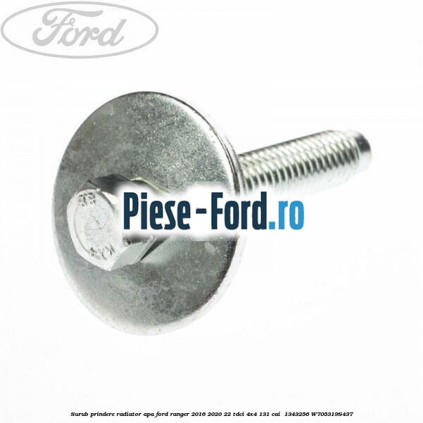 Surub prindere radiator apa Ford Ranger 2016-2020 2.2 TDCi 4x4 131 cai #C3ABF0C831
