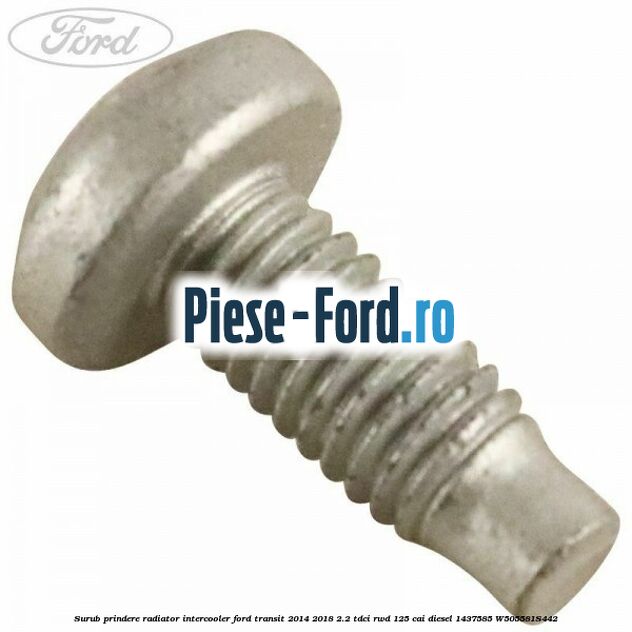 Surub fixare tubulatura intercooler,  galerie evacuare Ford Transit 2014-2018 2.2 TDCi RWD 125 cai diesel