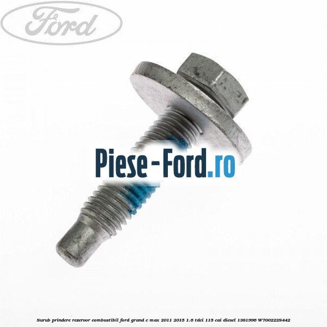 Surub prindere rezervor combustibil Ford Grand C-Max 2011-2015 1.6 TDCi 115 cai diesel