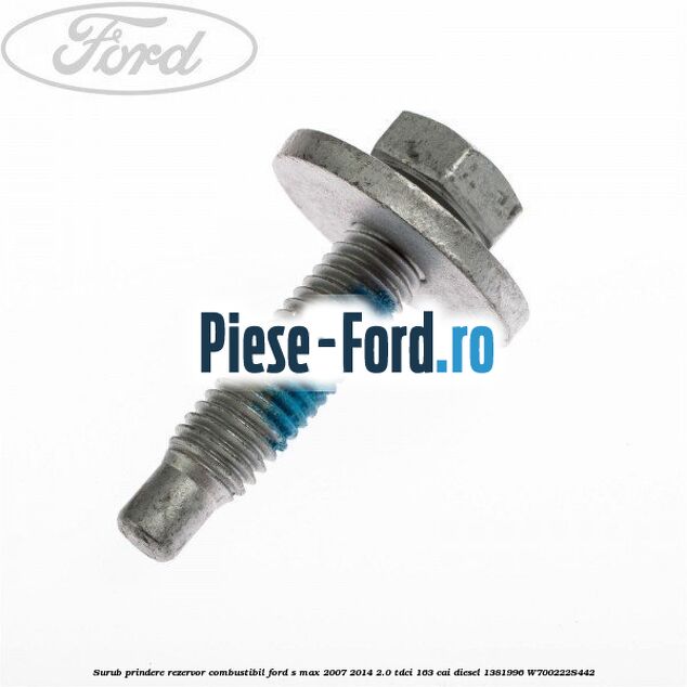 Surub prindere ranforsare maner interior Ford S-Max 2007-2014 2.0 TDCi 163 cai diesel