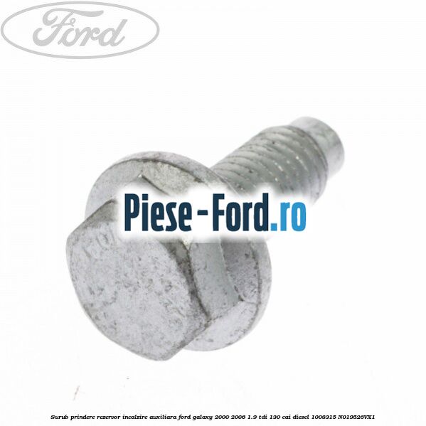 Surub prindere rezervor incalzire auxiliara Ford Galaxy 2000-2006 1.9 TDI 130 cai diesel #3D882091BC