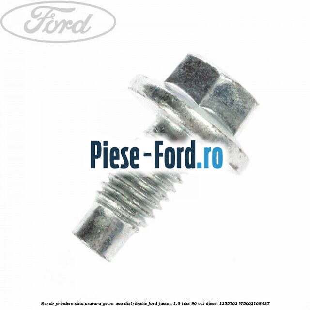 Surub prindere rigidizare bara fata Ford Fusion 1.6 TDCi 90 cai diesel