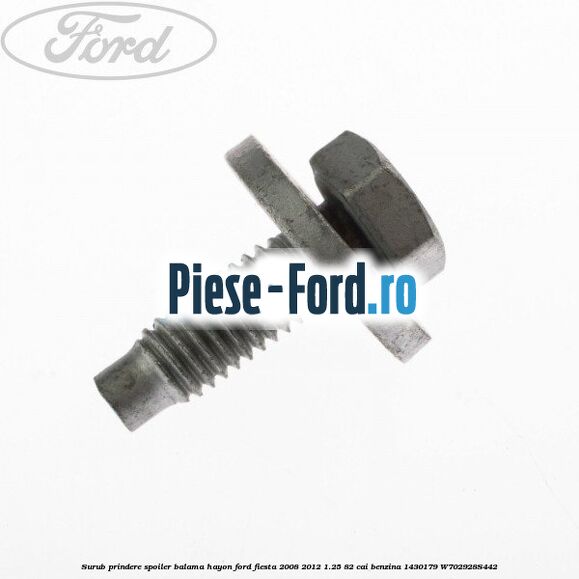 Surub prindere sina scaun Ford Fiesta 2008-2012 1.25 82 cai benzina