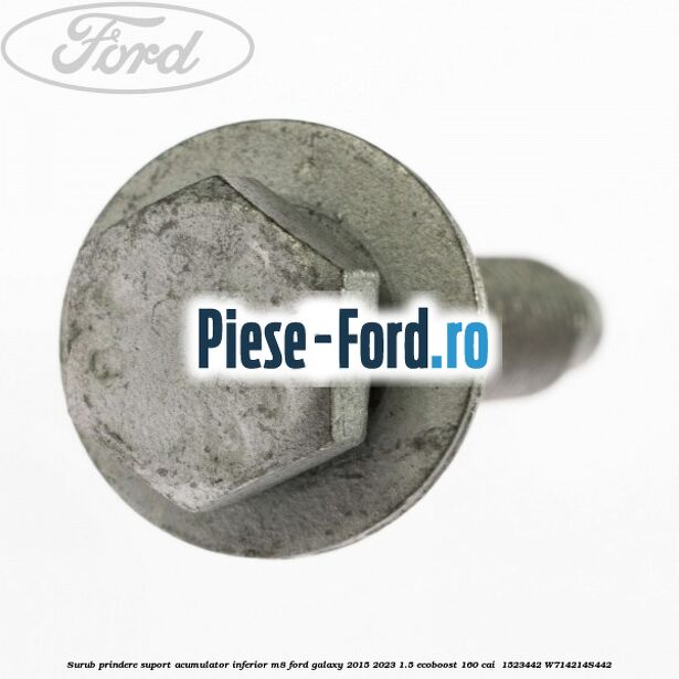 Surub prindere suport acumulator inferior M8 Ford Galaxy 2015-2023 1.5 EcoBoost 160 cai  #0A91F685FC