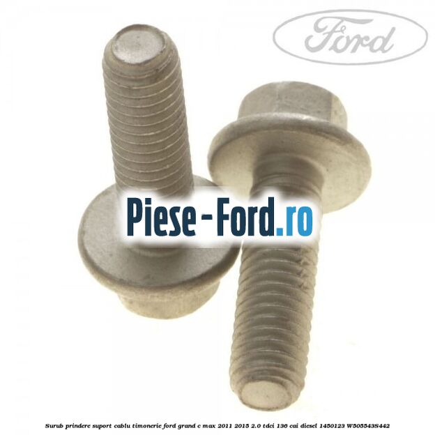 Surub prindere suport cablu timonerie Ford Grand C-Max 2011-2015 2.0 TDCi 136 cai diesel #470E8D5EF8